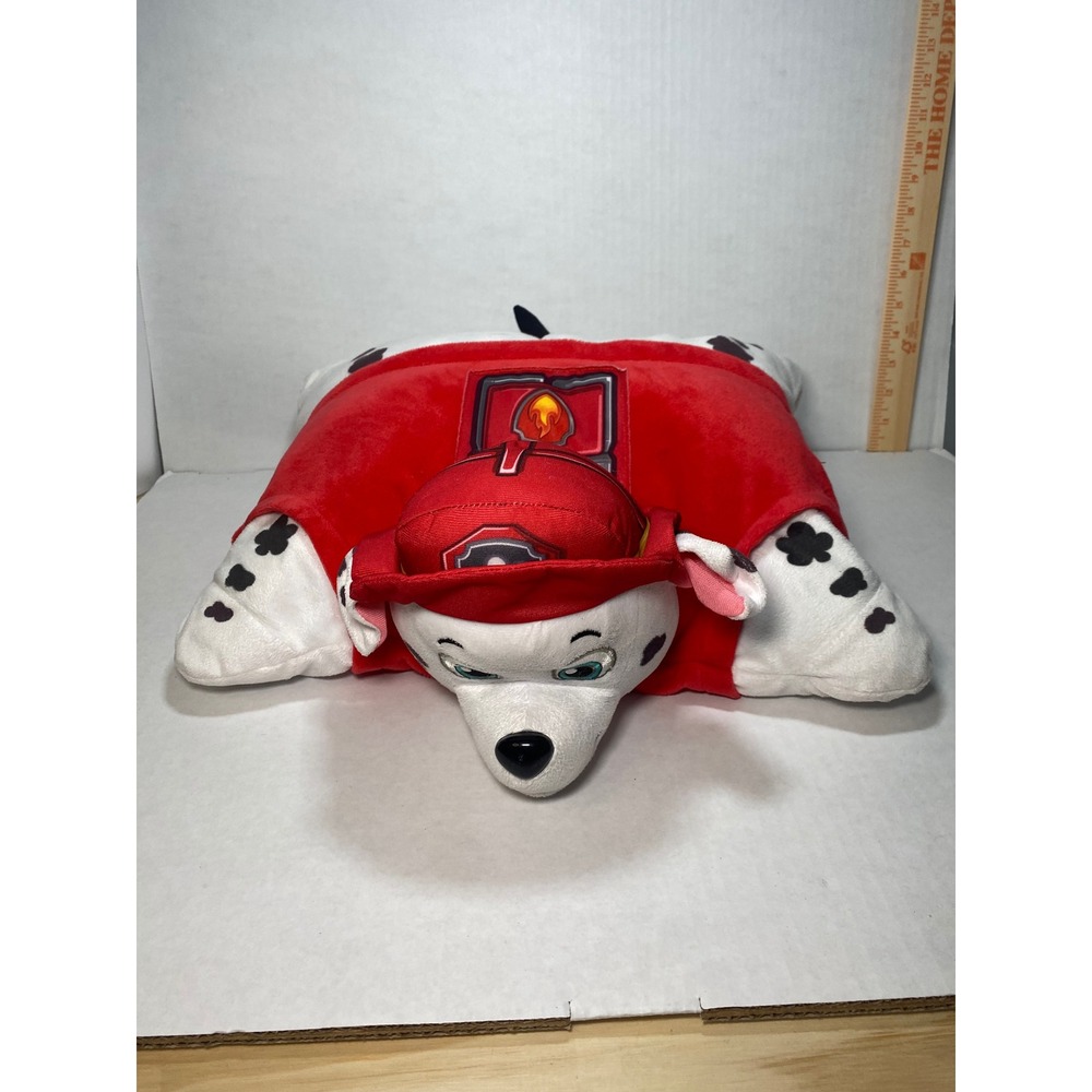 Pillow Pets Paw Patrol Marshall Dalmatian Plush 14 inch Stuffed Animal Red White